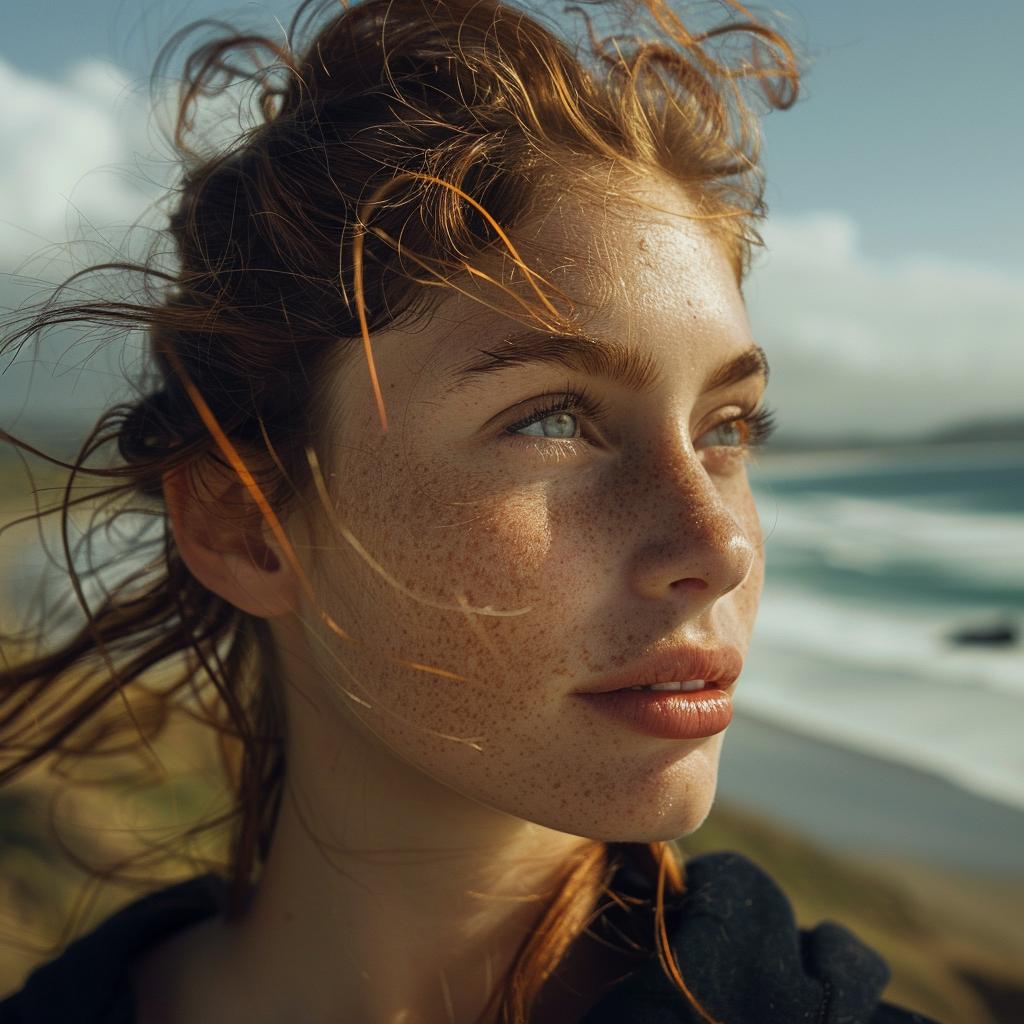 photography  surfer  woman  coastline  emotion  freckles  sea  close-up  determination  breeze 936685