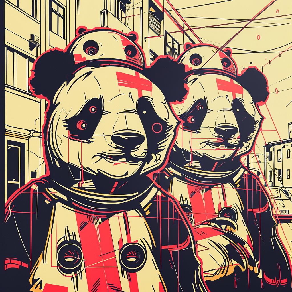 pandas  city  graffiti  surreal  urban  artwork  creative  illustration  colorful  design 939515