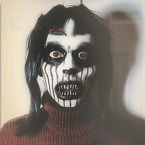 person  zombie  face  painted  makeup  art  portrait  stylized  horror  expression 1073811