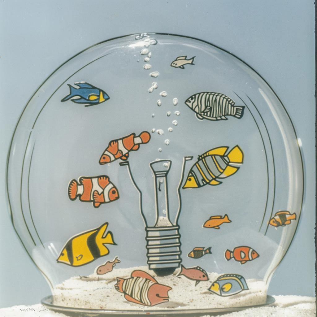 lightbulb  aquarium  fish  colorful  nature  art  creative  unique  liquid  design 938910