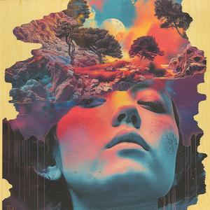 woman  tree  colorful  surreal  album  cover  symbolist  risograph  fantasy  art 1079361