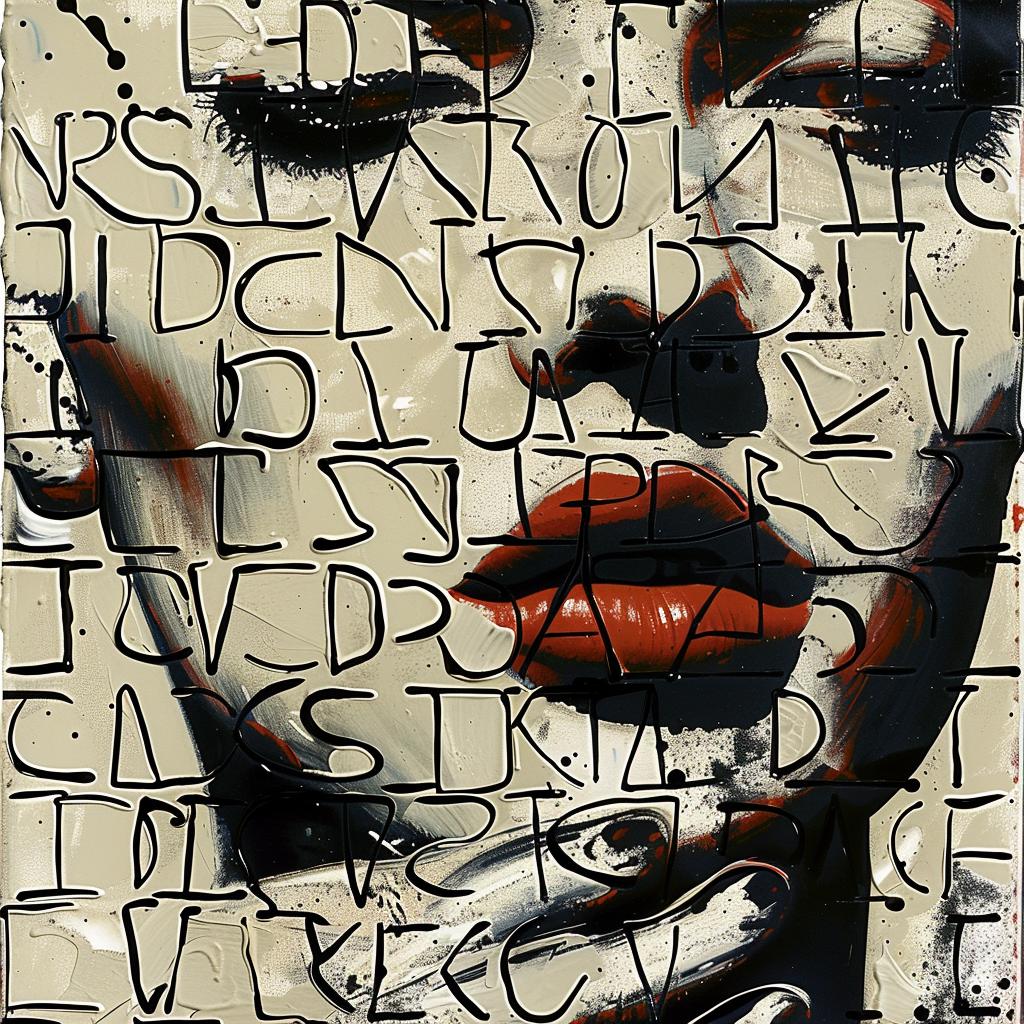 woman  graffiti  abstract  vibrant  textured  encaustic  palette-knife  expressive  modern  urban 924161
