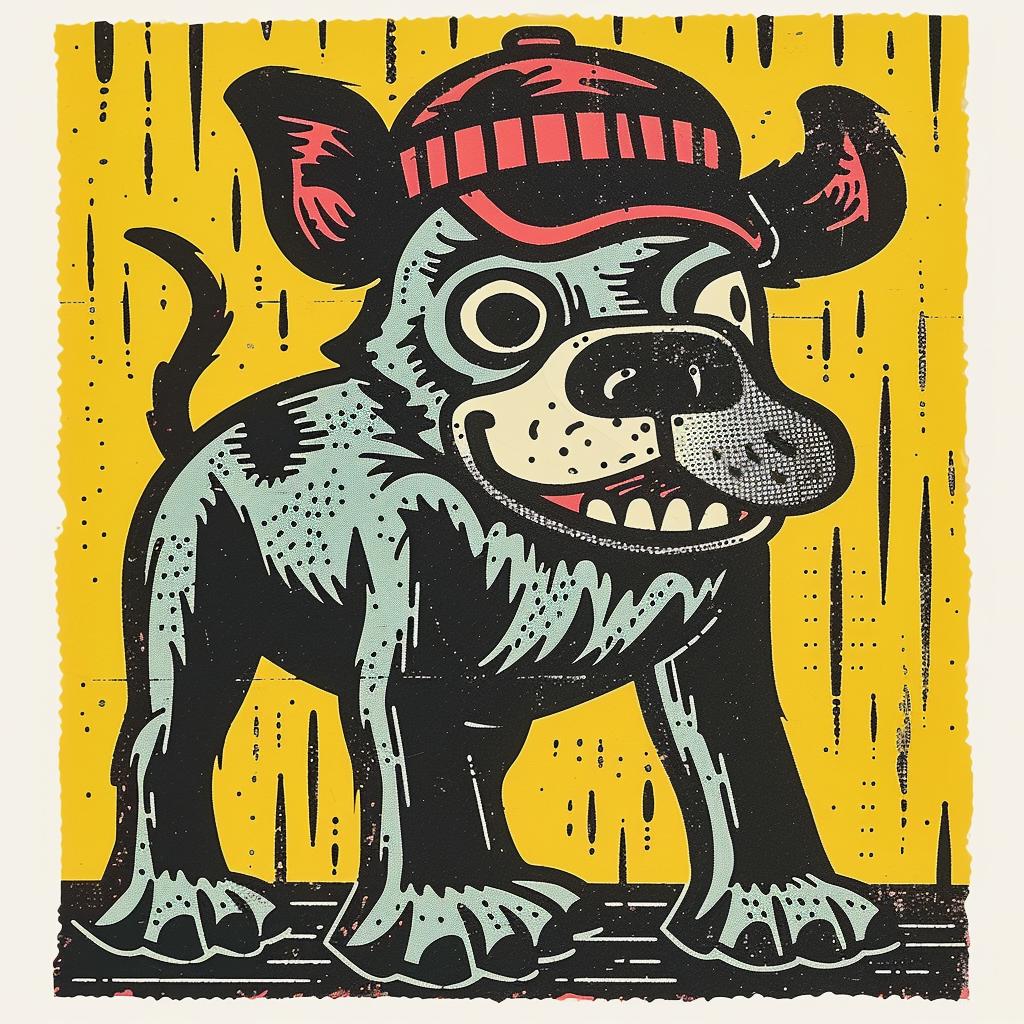 dog  hat  black  urban  simple  streetwear  minimalist  poster  animal  vibrant 957835