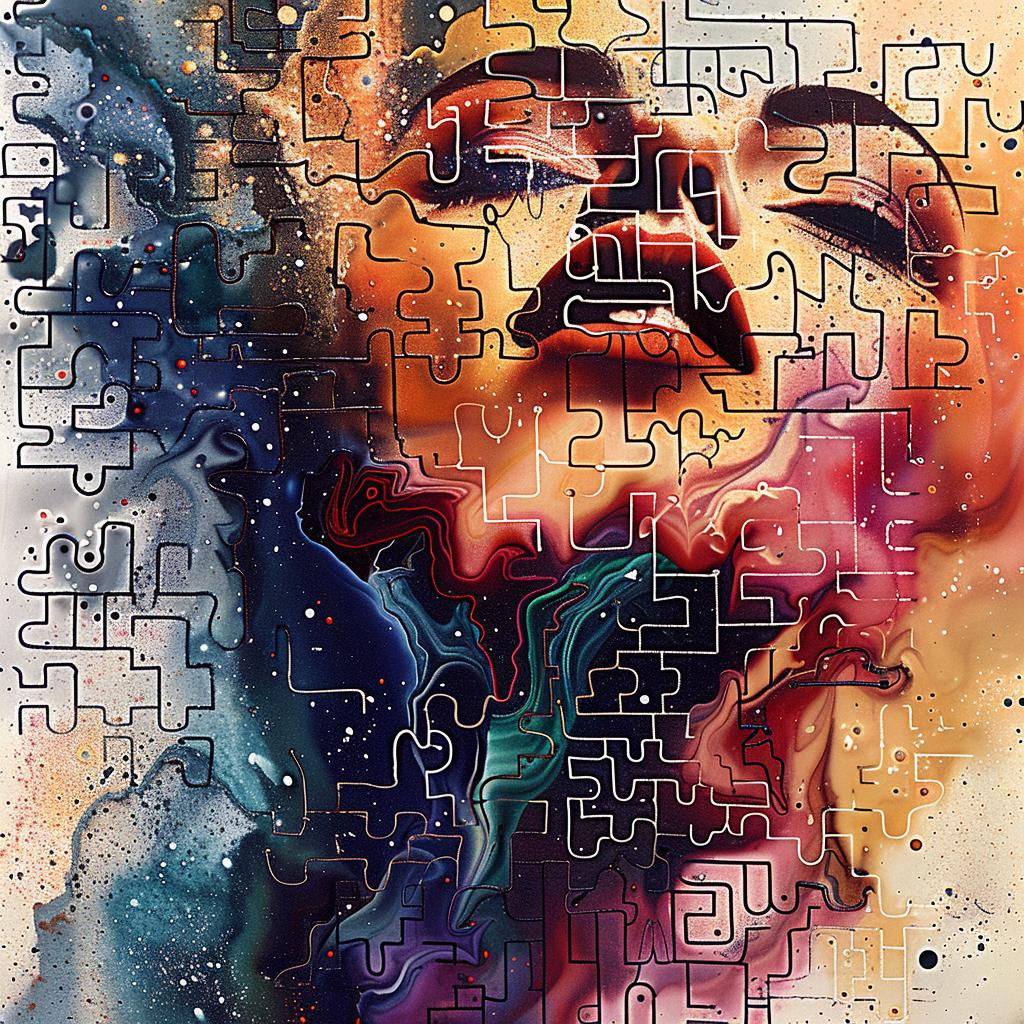 woman  face  puzzle  background  artistic  creative  modern  design  portrait  vivid 950771