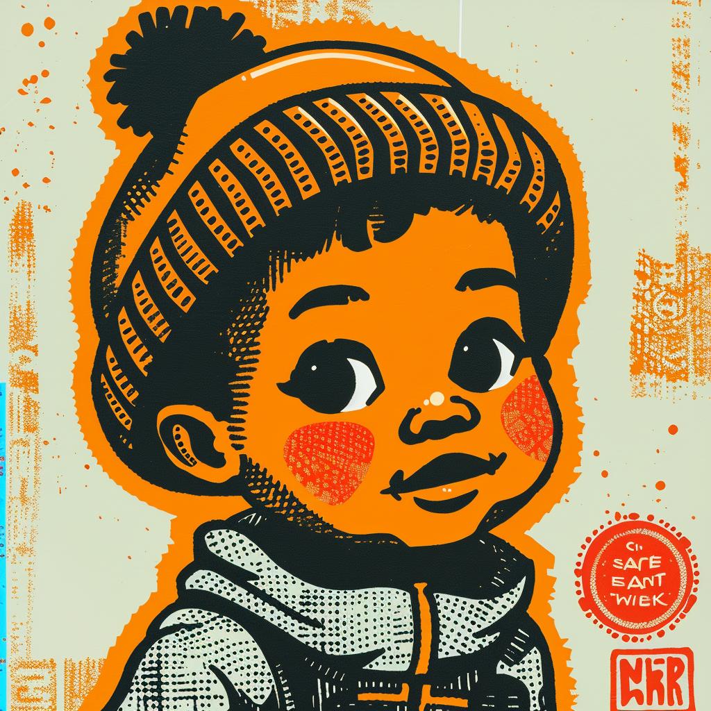 toddler  streetwise  anthropomorphic  aggressive  urban  minimal  culture  cap  simple  poster 956783