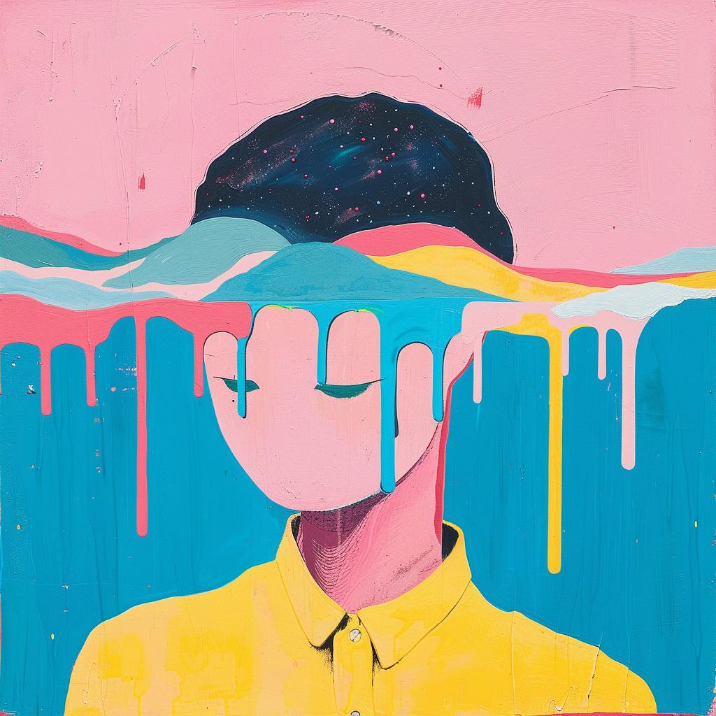 album  cover  dripping  head  creative  surreal  art  illustration  visual  concept 938342