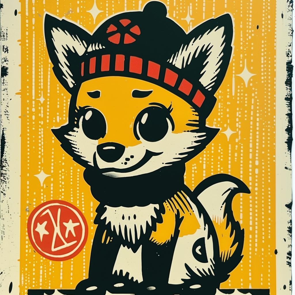 fox  poster  aggressive  streetwise  hat  minimal  urban  culture  red  black 957708
