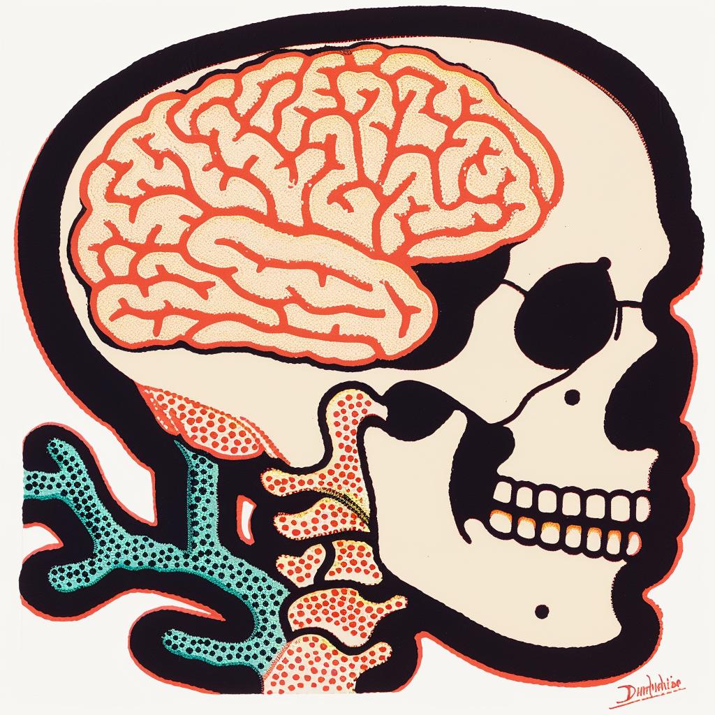 surreal  anatomy  skull  brain  minimal  poster  creative  art  visual  graphic 961535