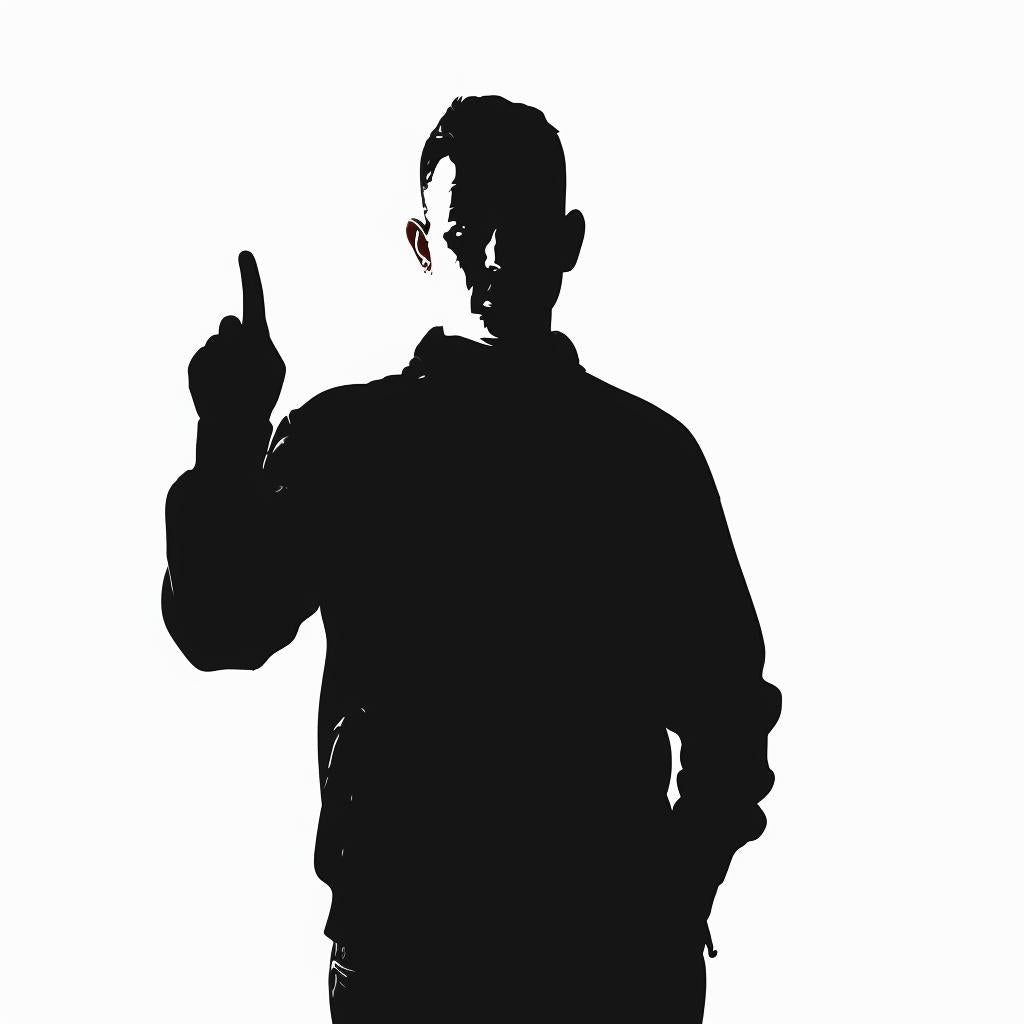 silhouette  man  sign  language  white  background  illustration  gesture  contrast  portrait 954166