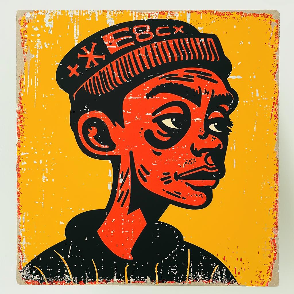man  hat  street  culture  poster  simple  art  aggressive  character  design 949613