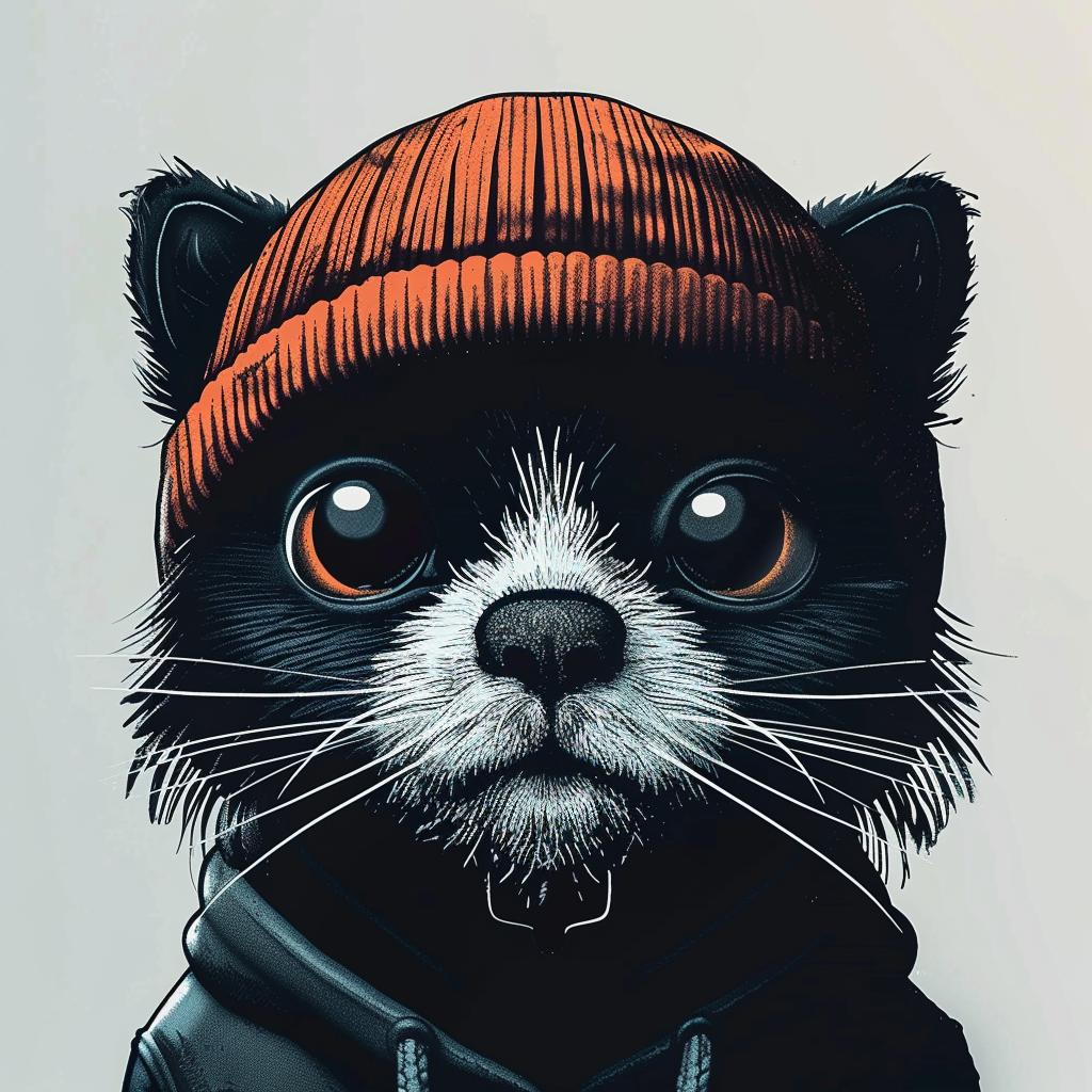 cat  beanie  hoodie  street  culture  minimal  aggressive  urban  animal  cartoon 959216