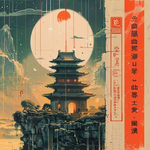 moon  dragon  Chinese  painting  traditional  mythical  art  symbolism  colorful  serene 1065209
