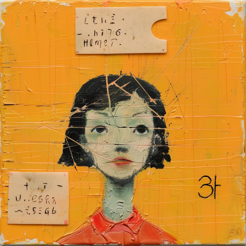 encaustic  paint  palette  knife  impasto  girl  note  art  abstract  colorful 1016365