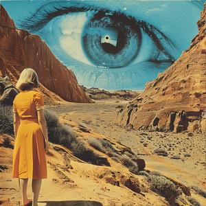 eye  dress  surreal  symbolic  woman  collage  1970s  colorful  mystical  conceptual 1041319