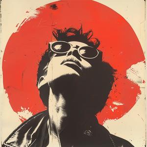 poster  punk  minimalism  risograph  red  design  music  graphic  sunglasses  bold 1072713