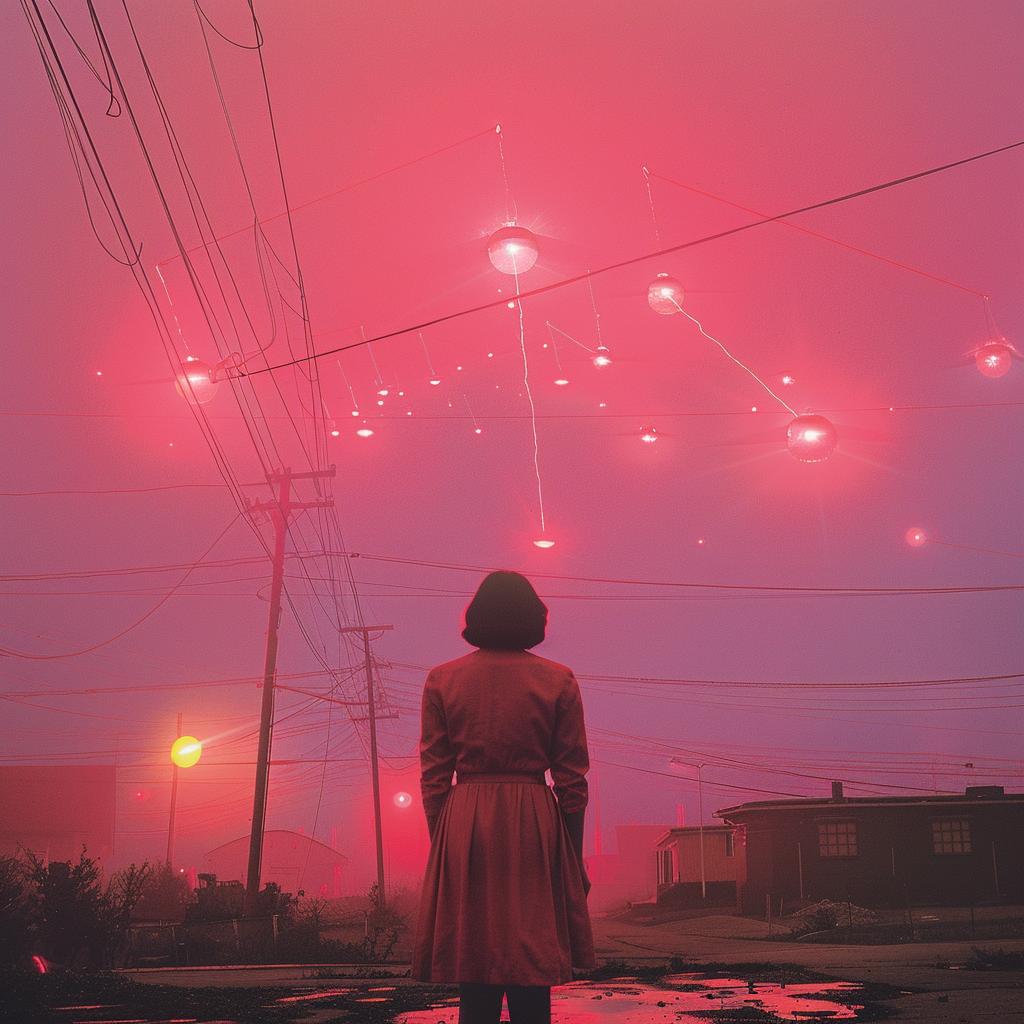 surreal  album  cover  neon  lights  road  creative  Demna  Gvasalia  art 976843