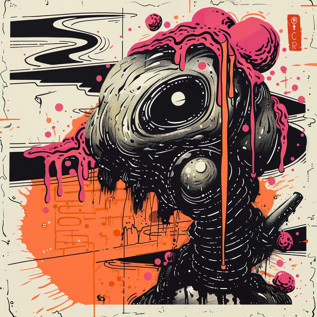 poster  robot  middle  japanese  lettering  art  design  graphic  illustration  digital 947812