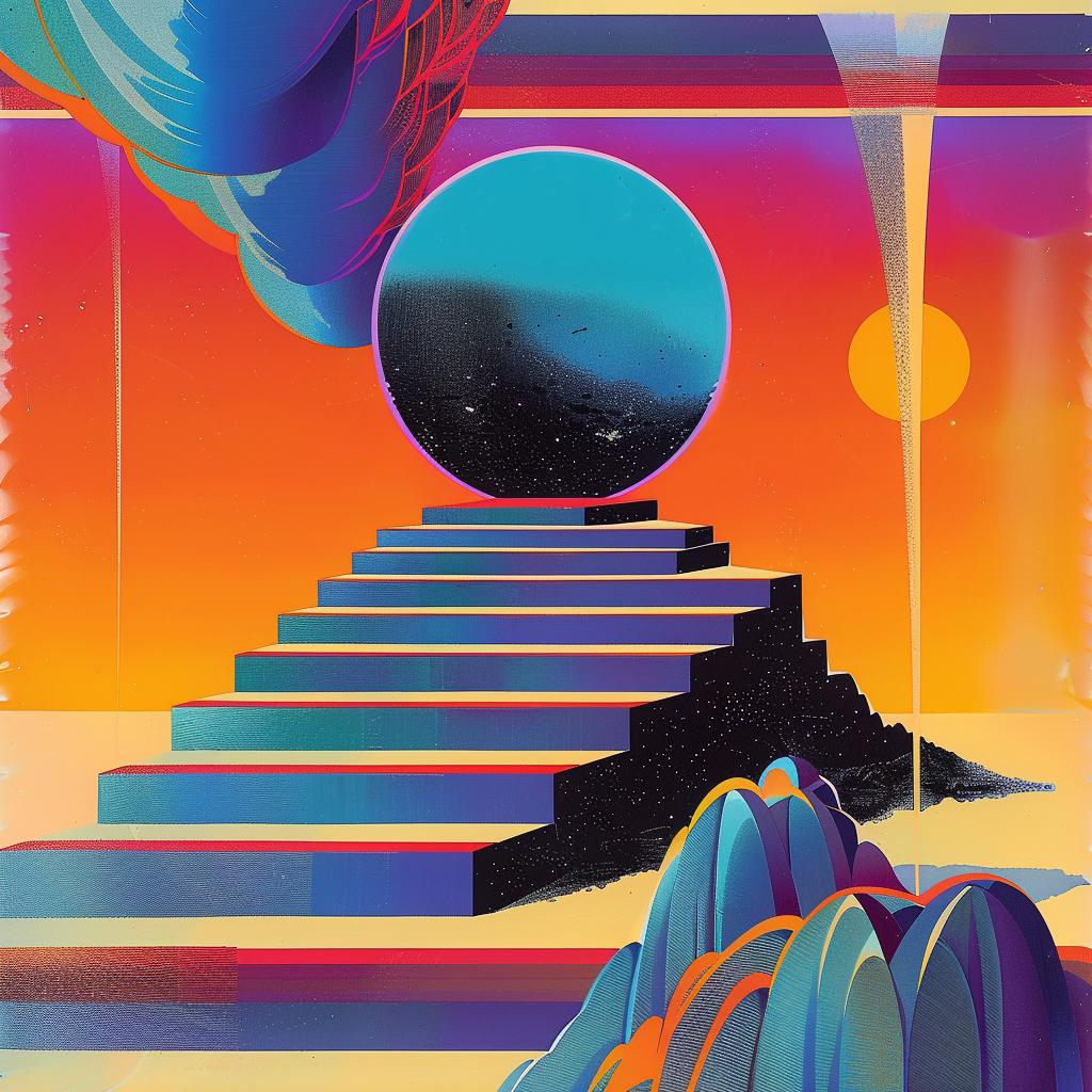 Creative  Surreal  Psychedelic  Spheres  Hyper-realistic  Screenprinting  Album  Cover  Symbolist  Art 977896