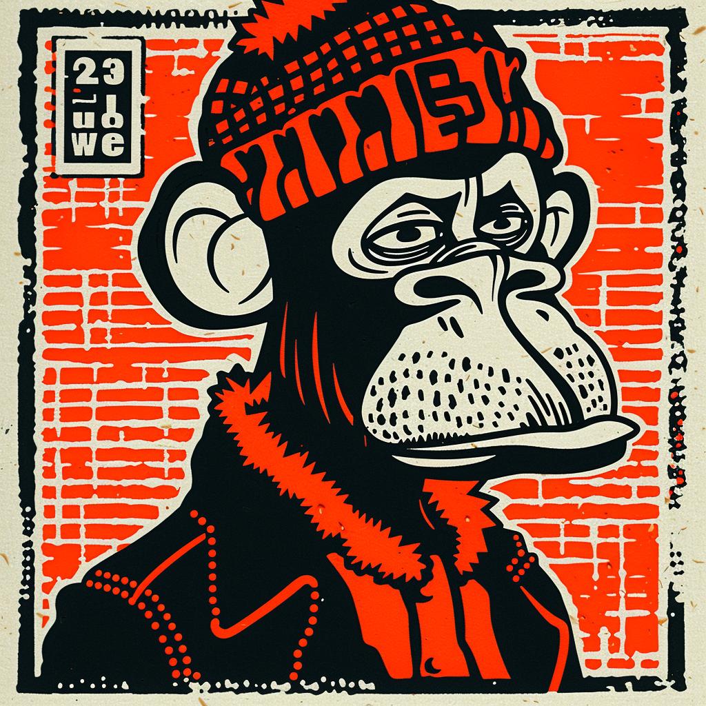 monkey  hat  street  culture  minimal  poster  animal  aggressive  urban  illustration 957454