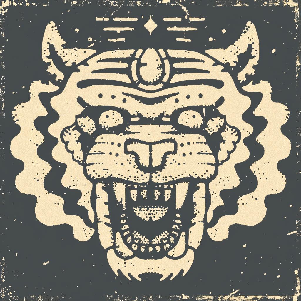 tiger  badge  mythology  mystical  provocative  grunge  design  introspective  spiritual  dark 932868