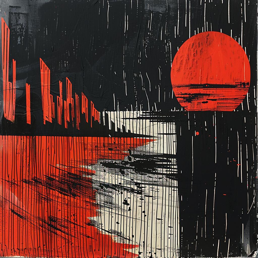 red  black  lines  abstract  geometric  design  visual  stylized  dynamic  artwork 928186