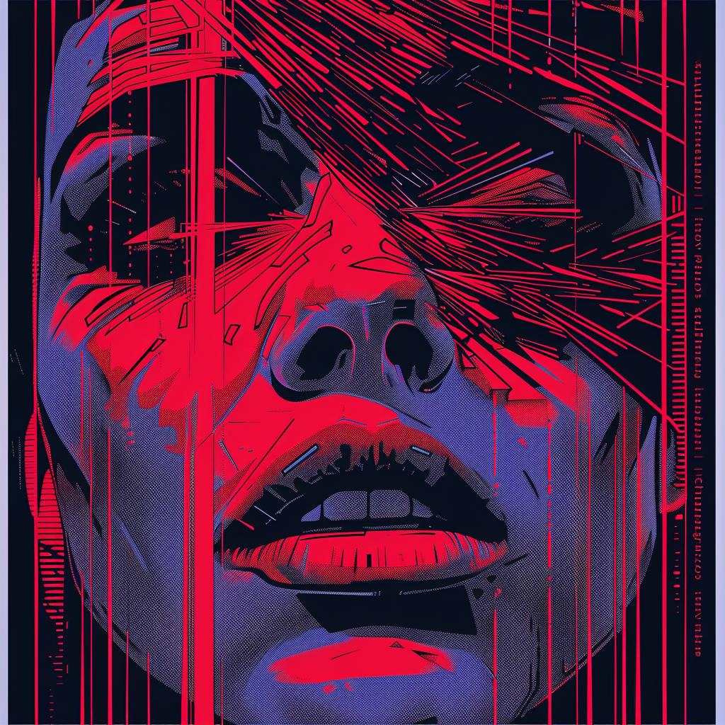 poster  abstract  constructivist  linear  VHS  digital  illustration  shattered  theatrical  fine-detail 1026140