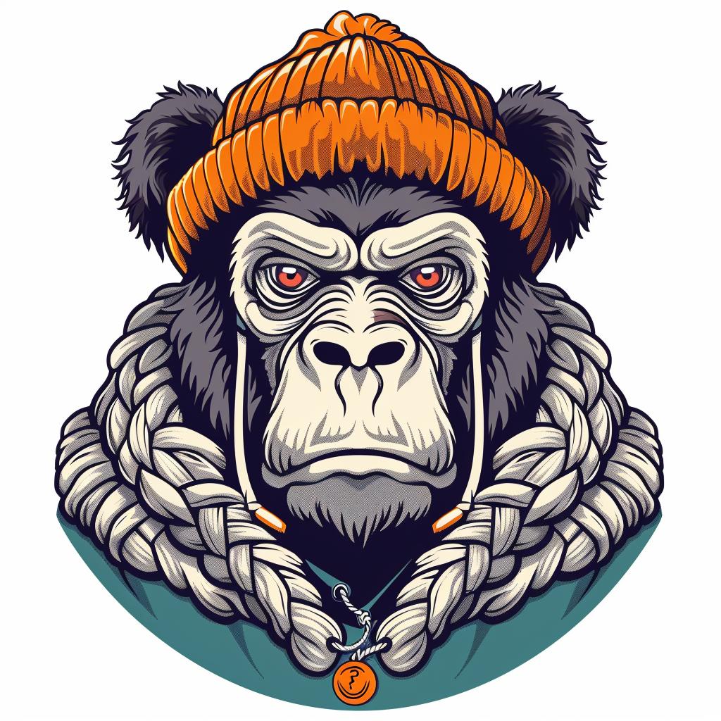 gorilla  aggressive  anthropomorphic  knit  hat  scarf  street  culture  minimal  urban 958802