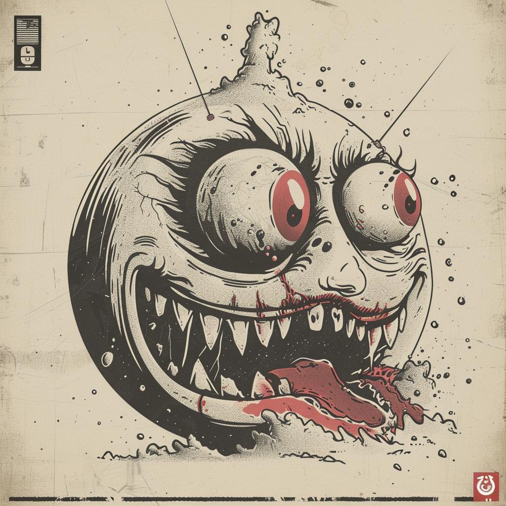 poster  cartoon  face  angry  emotion  surreal  artwork  vivid  colorful  design 942231