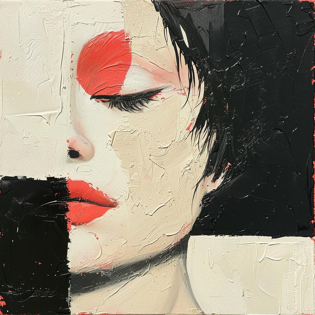 غلاف ألبوم امرأة ذات عيون حمراء من ثمانينيات القرن العشرين، لوحة إمباستو من تصميم جوان كورنيلا 963919