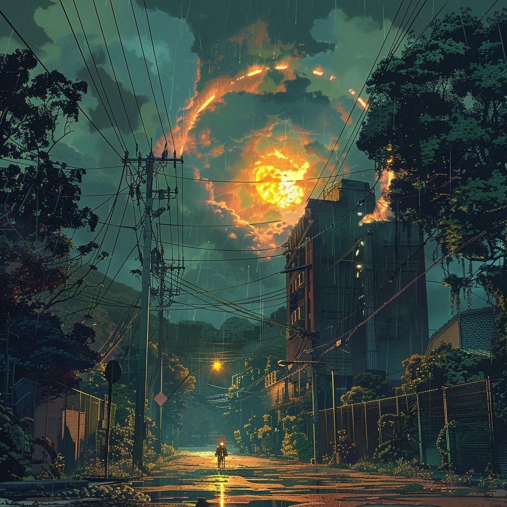 surreal  album  cover  technicolor  lighting  night  urban  fantasy  introspective  creative 974318