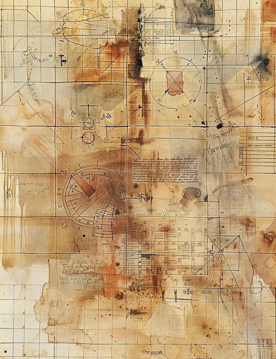 vintage  ledger  paper  map  shapes  medieval  illuminati  marginalia  stained  patchwork 961849
