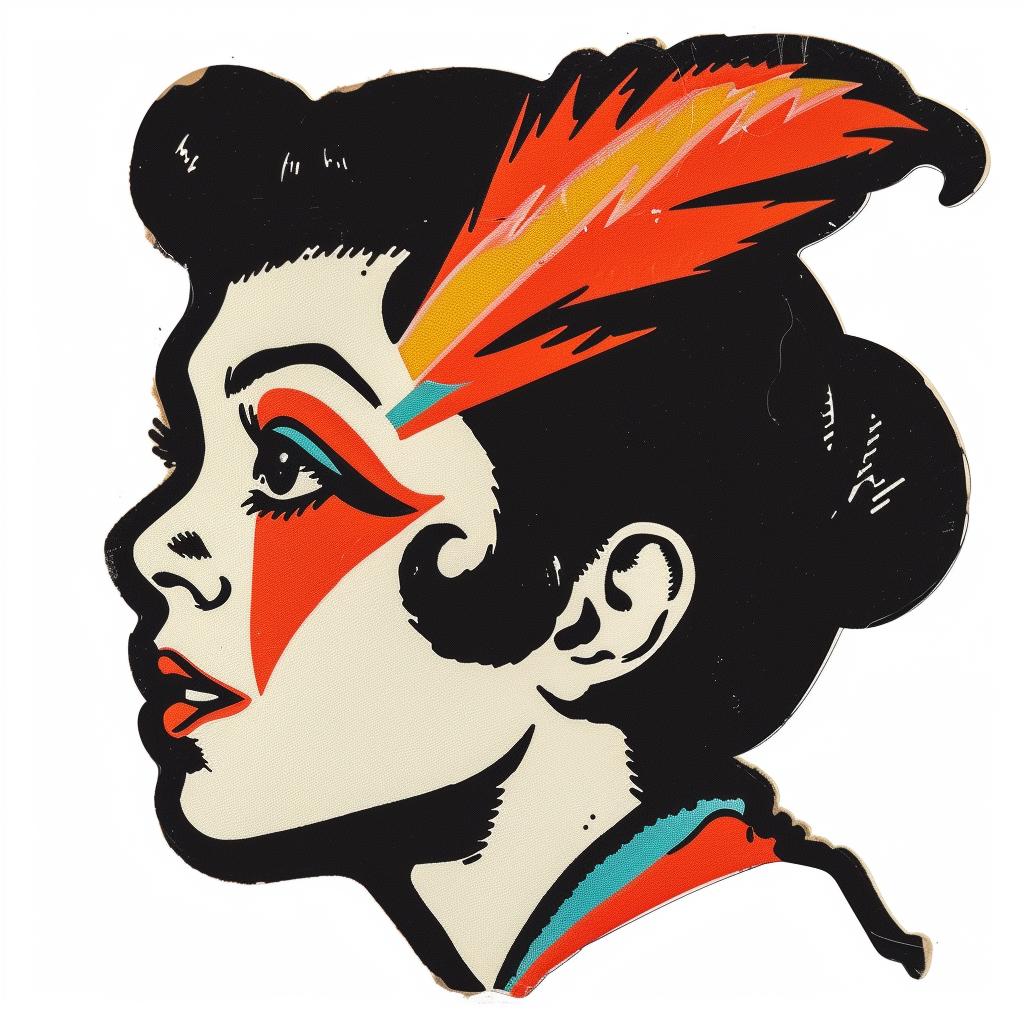 vintage  fashion  logo  woman  face  paint  feathers  art  design  brand 927744