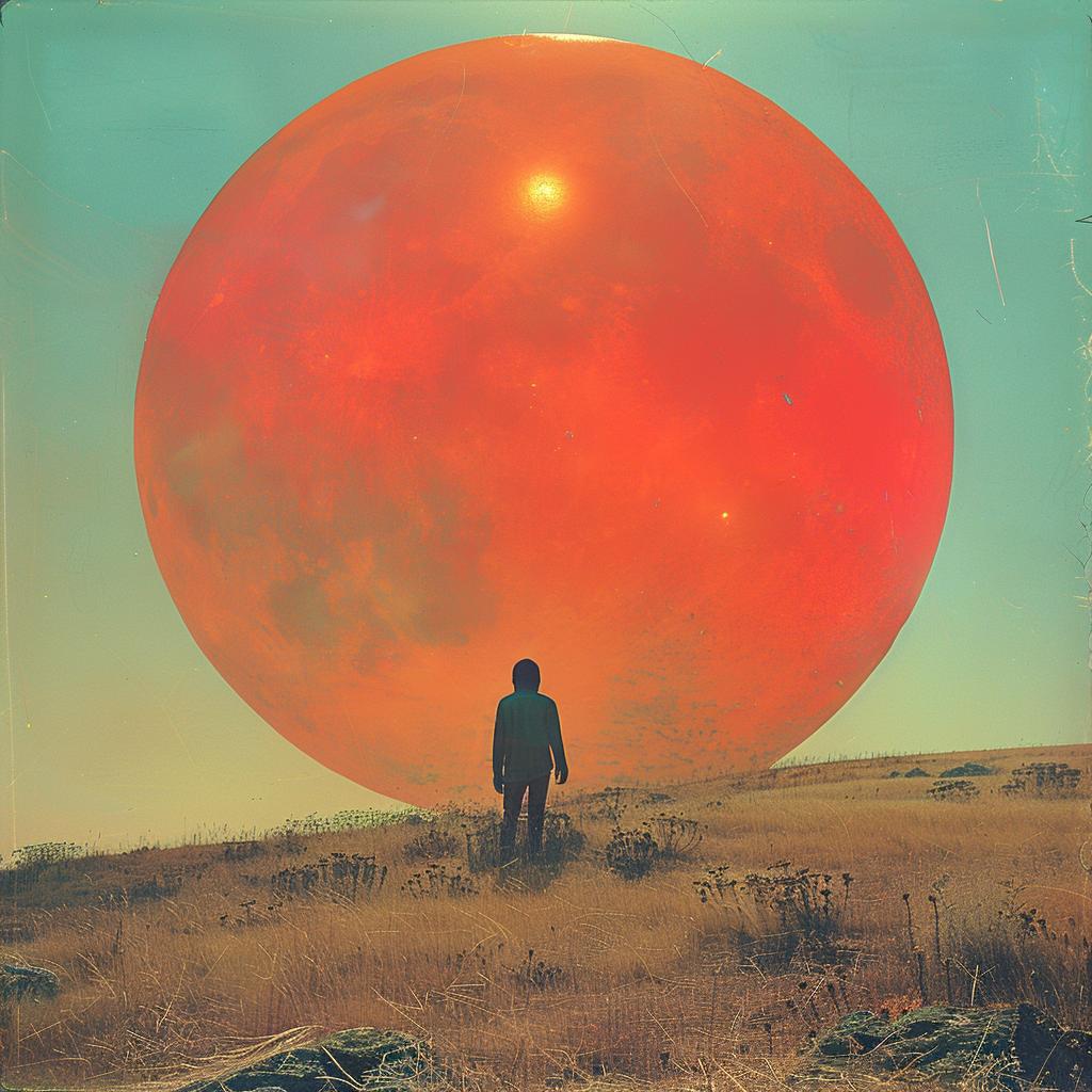 album  art  landscape  surreal  double  exposure  teal  blue  volumetric  lighting 1032415