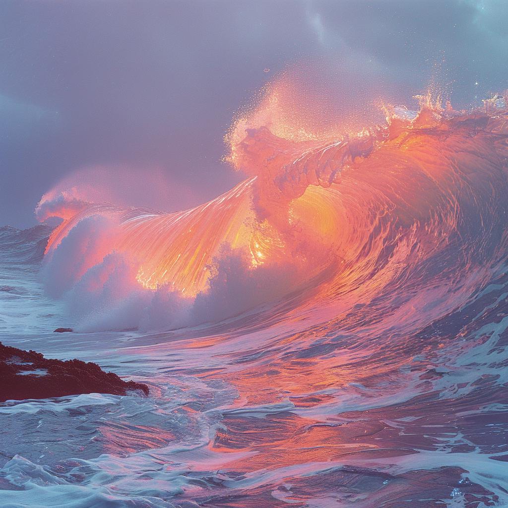 pulsar  waves  double  exposure  surreal  ocean  lighting  volumetric  art  photography 1026785