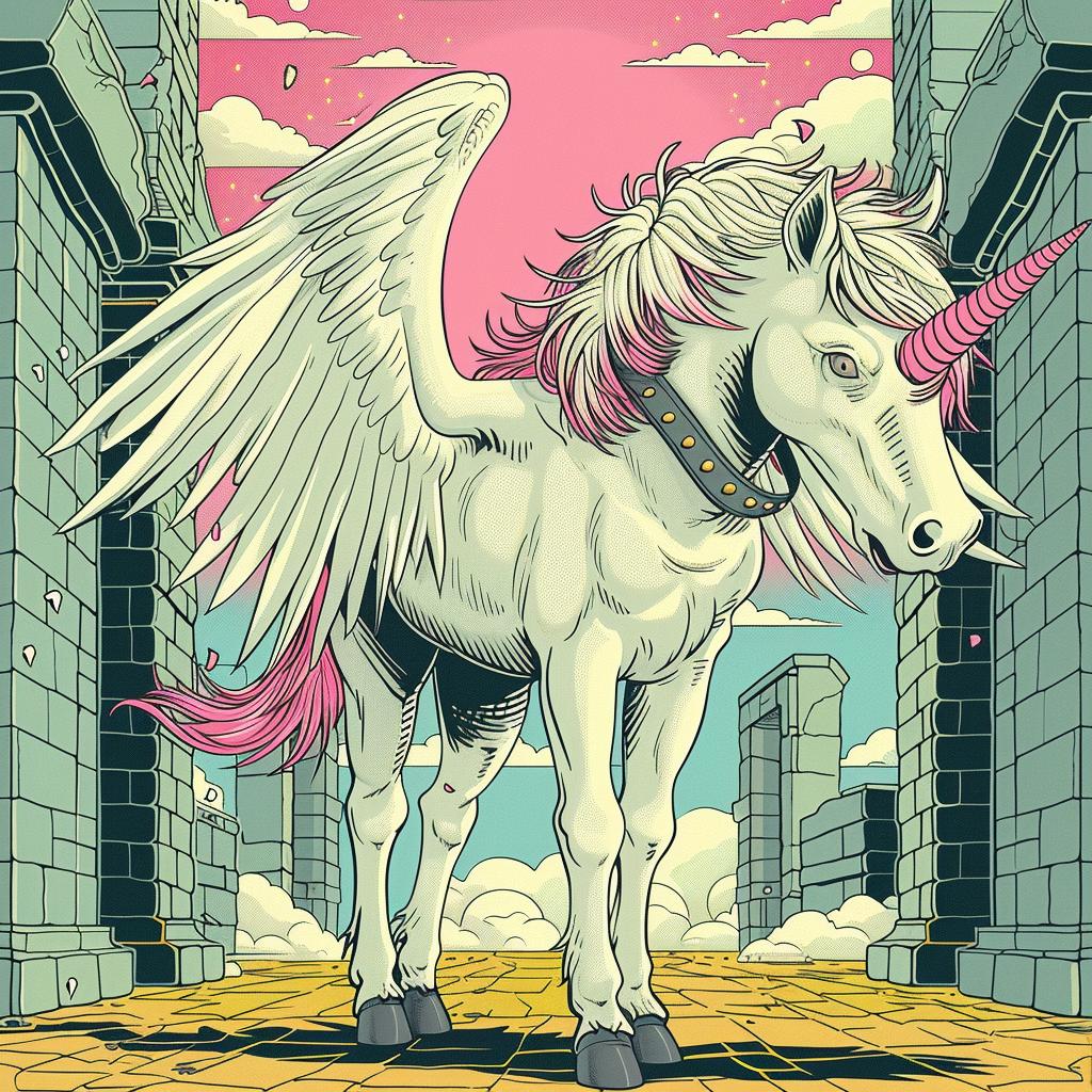 mythical  pegasus  terrifying  spiked  collar  creature  wizard  poster  art  fantasy 927962