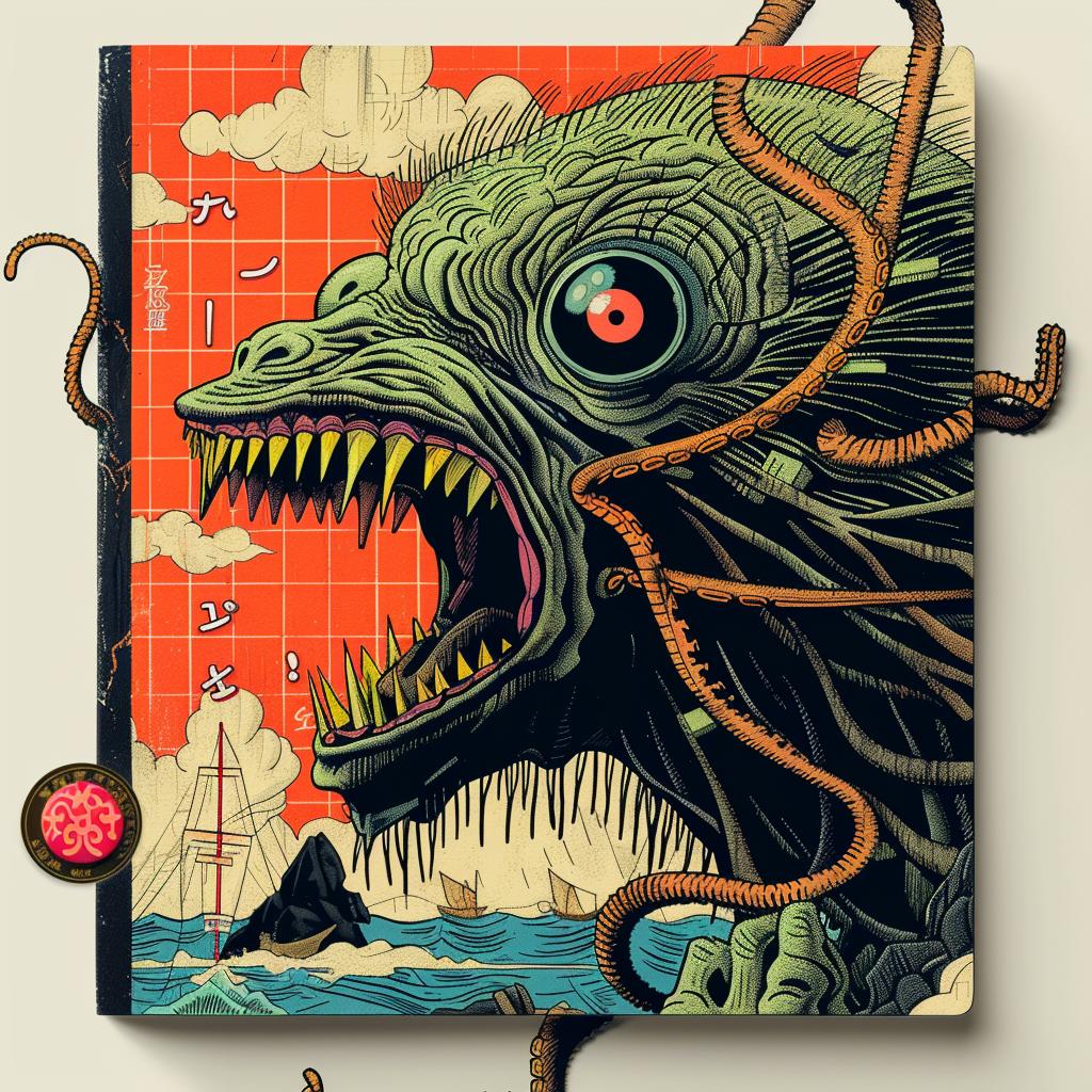book  cover  monster  illustrated  Japanese  creature  design  horror  art  fantasy 945827