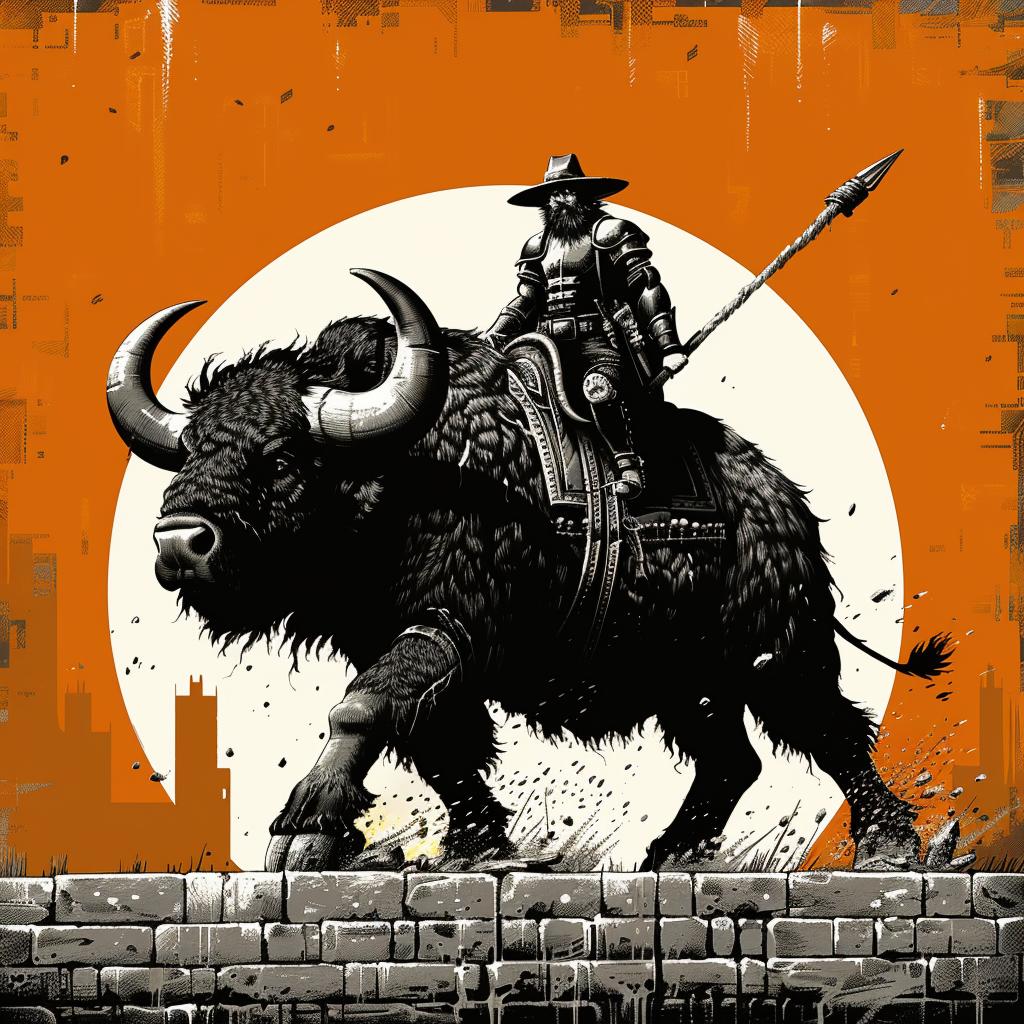 art  poster  game  buffalo  wall  graphic  design  style  illustration  Travis 925000