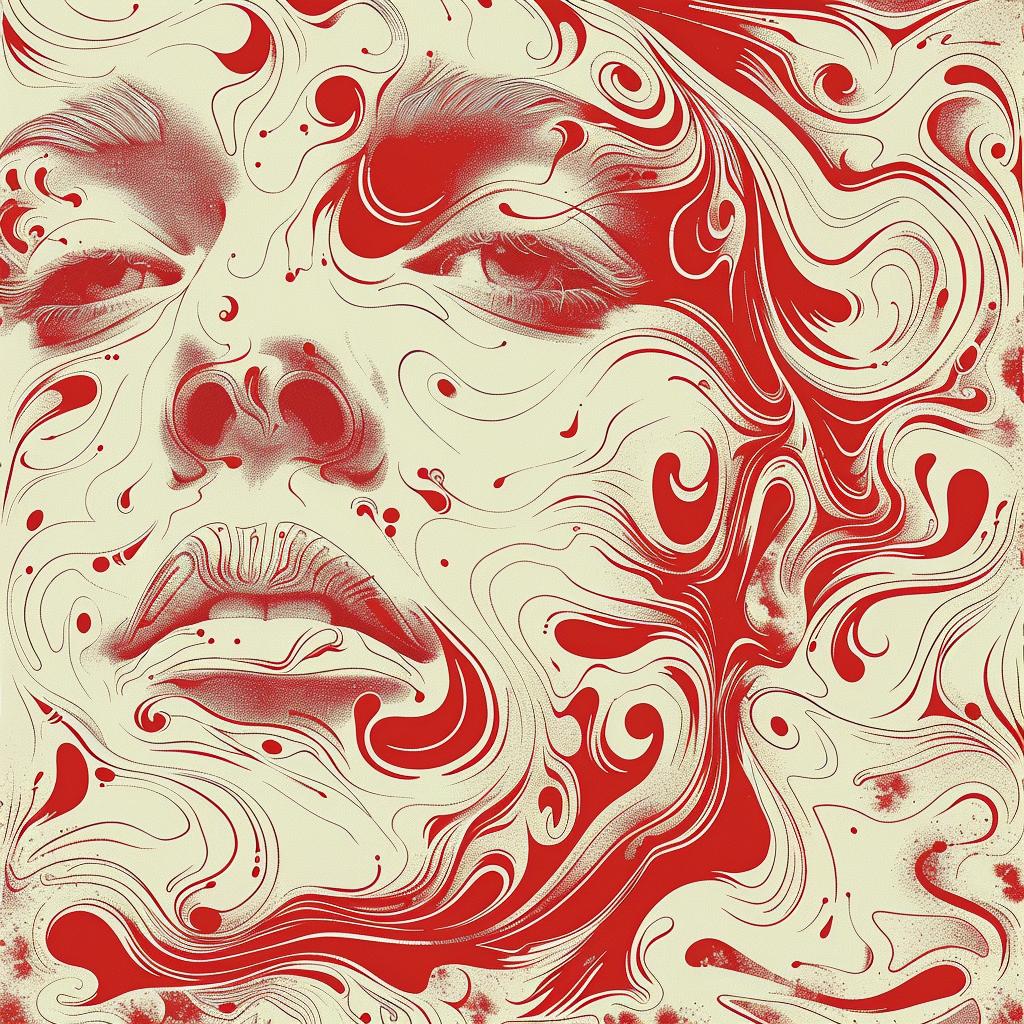 تصميم غلاف ألبوم فني رقمي بأنماط متجهة ورسومات حديثة 918206