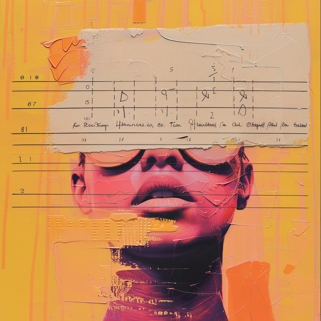 woman  glasses  note  palette  painterly  modern  expressive  portrait  colorful  art 975457