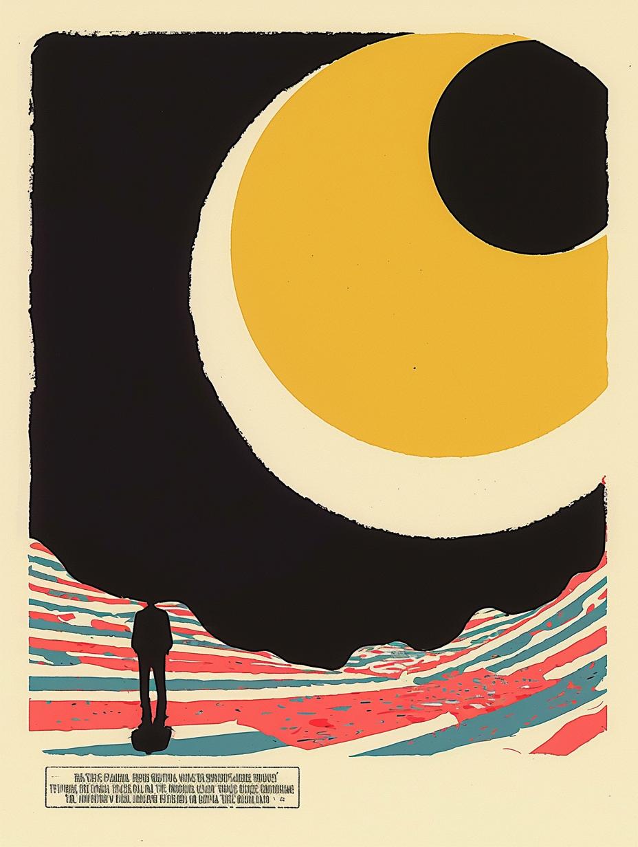 album  art  man  moon  synthwave  graphic  contrast  creative  urban  vintage 19