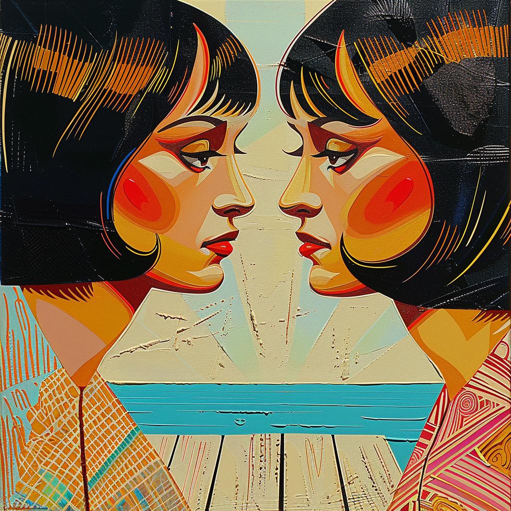 women  painting  interaction  art  color  emotions  expression  modern  portrait  contemporary 966093