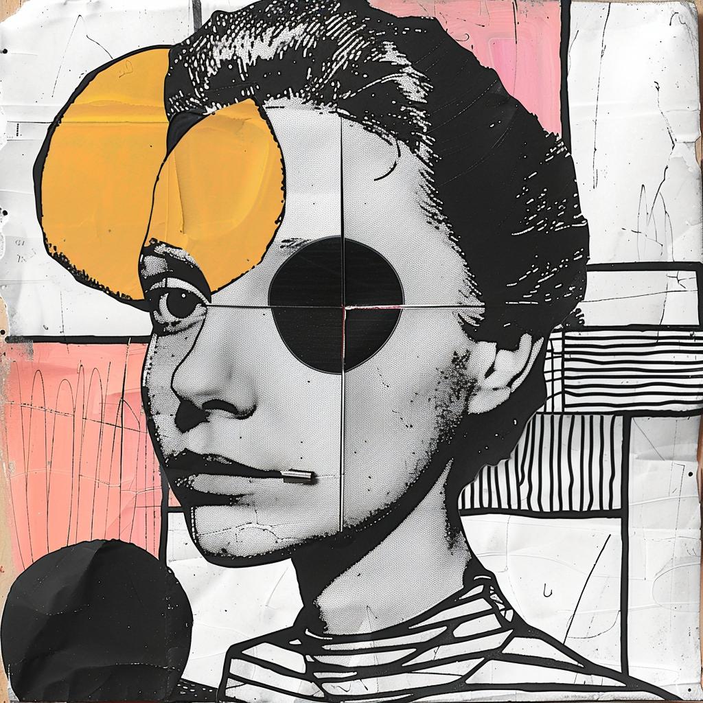 album  cover  collage  Rauschenberg  synthwave  1980s  art  design  El  Lissitzky 919723