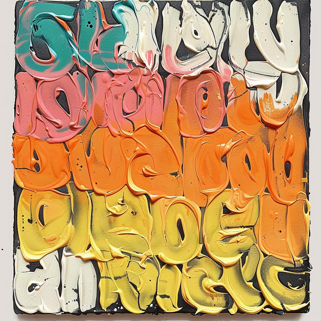 painting  words  positive  message  DrSeuss  encaustic  colorful  artistic  whimsical  creative 950992