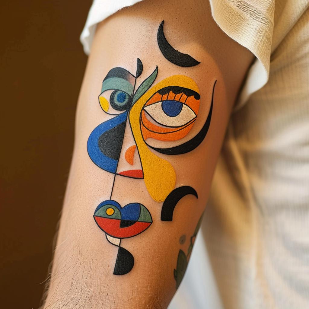 tattoo  album  colorful  abstract  expressionism  man  arm  creative  face  design 977087