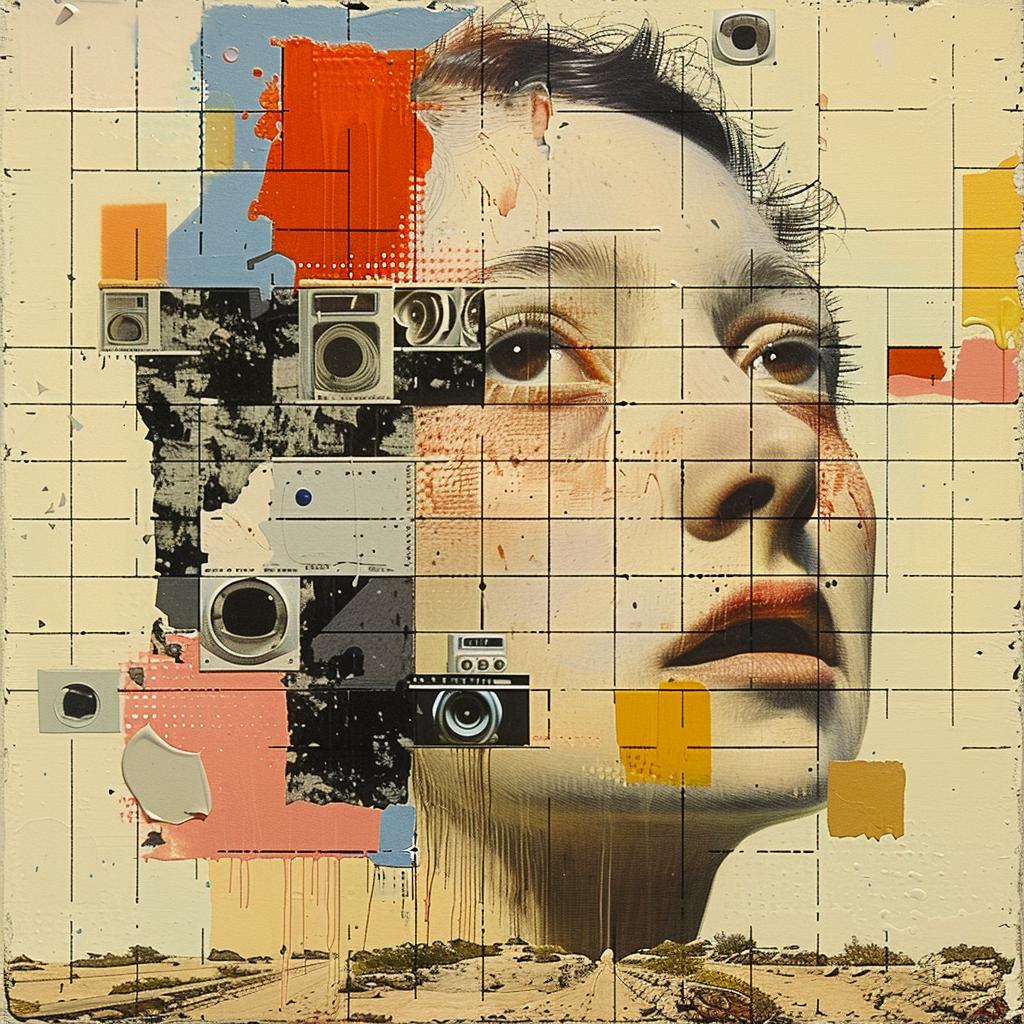 woman  camera  impasto  painting  art  portrait  expression  colorful  modern  creative 1015753