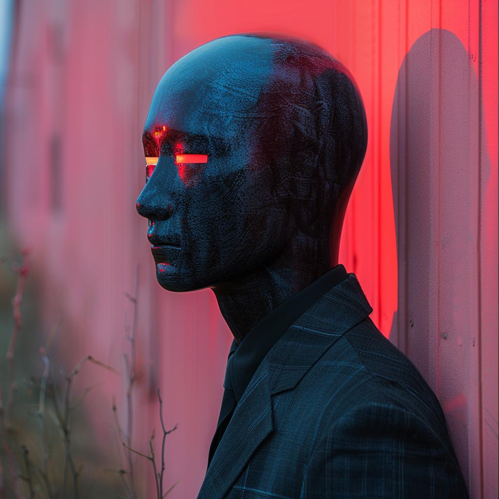 man  mask  surreal  photography  focus  lighting  grain  horror  style  art 1030281