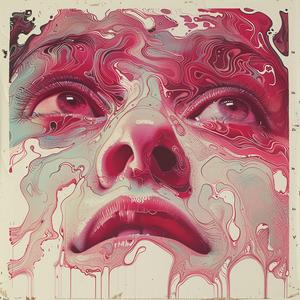 painting  face  woman  pink  creative  surreal  blockprint  art  Jackson  style 1063209