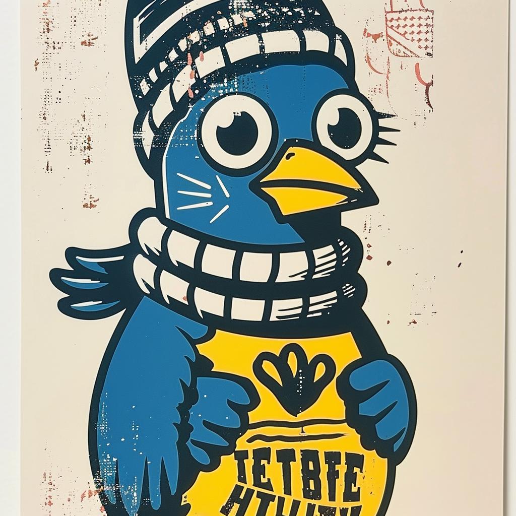 bluebird  hat  scarf  happy  holidays  aggressive  character  street  culture  colorful 957606