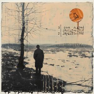 man  tree  sign  encaustic  impasto  Jakub  Rozalski  NOMA  Bar  figurative 1066102