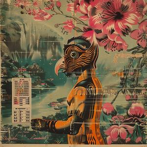 man  flowers  painting  chromolithography  colorful  botanical  floral  artwork  portrait  nature 1057286